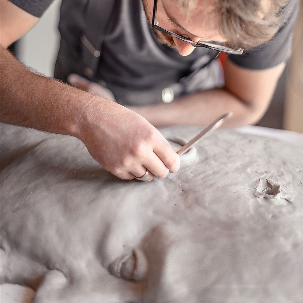 Mitarbeiter bei der Arbeit